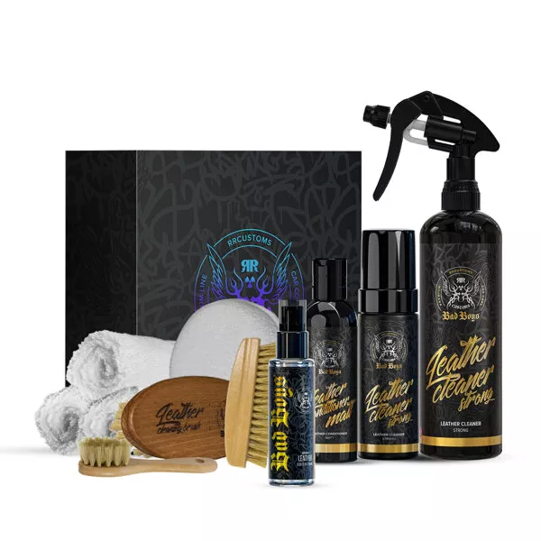 Bad Boys Leather Car Set Strong Premium - Sada na čištění a impregnaci kůže Bad Boys by RRCustoms