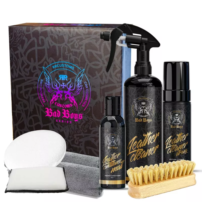 Bad Boys Leather Pack - Sada na čištění a vyživení kůže Bad Boys by RRCustoms