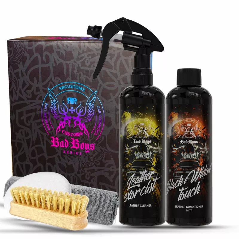 Bad Boys Limited Leather Pack - Sada na čištění a vyživení kůže Bad Boys by RRCustoms