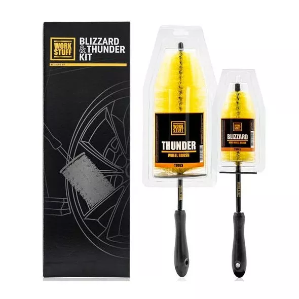 Blizzard & Thunder Wheel Brush KIT - Kartáče na ALU kola Work Stuff