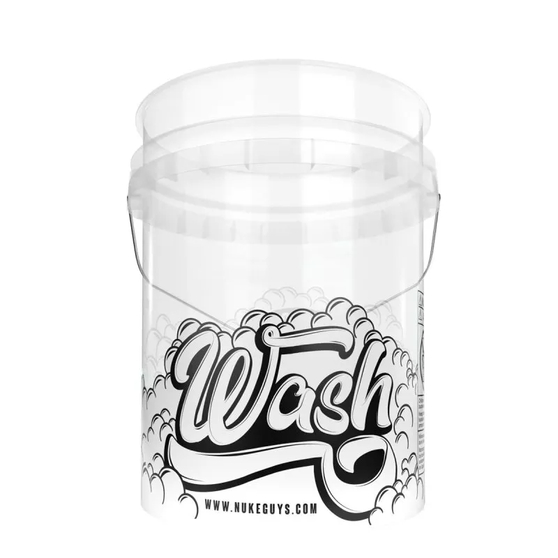 Clear Wash Bucket - 20l transparentní detailingový kbelík Nuke Guys
