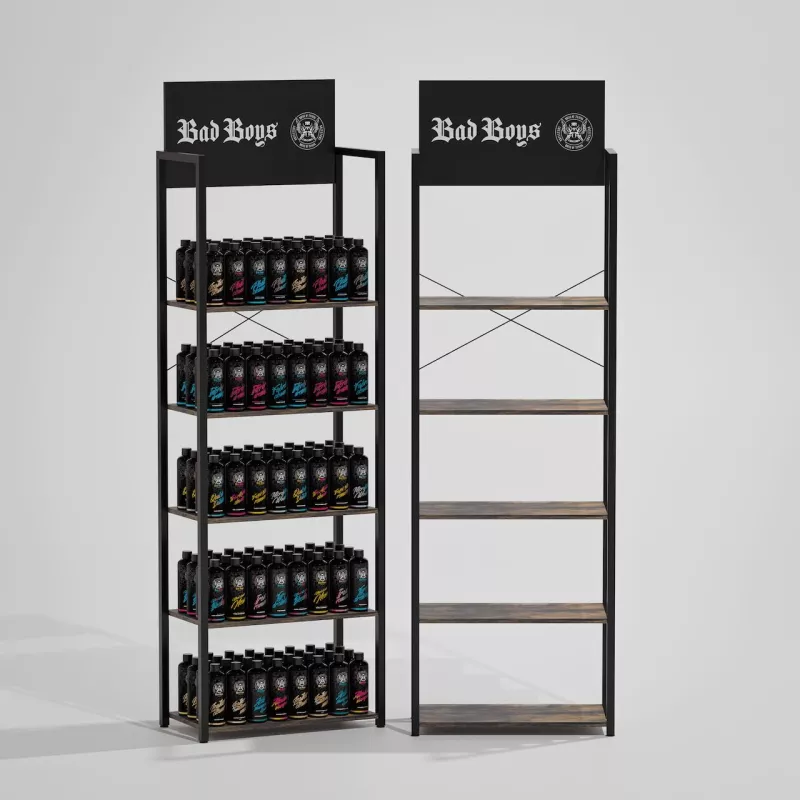 Detailing Shelf 2 - Regál na produkty s autokosmetikou Bad Boys by RRCustoms
