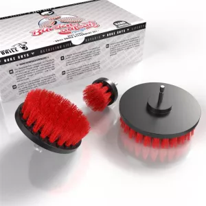Drill Brush Set HARD - Sada hrubých kartáčů do aku šroubováku