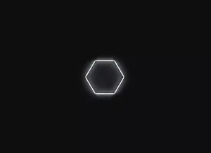 Kompletní LED hexagonové světlo, 1 ks 97 x 84 cm, studená bílá 6500 K