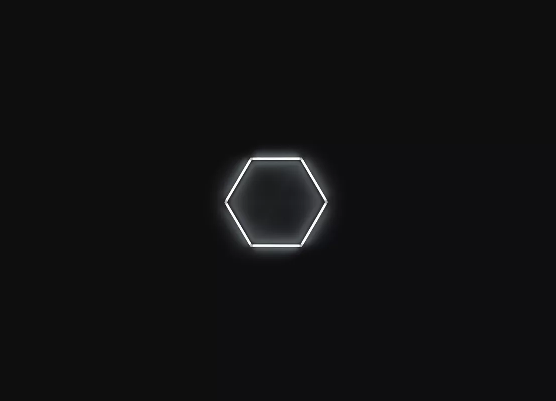 Kompletní LED hexagonové světlo, 1 ks 97 x 84 cm, studená bílá 6500 K Hexagon LED