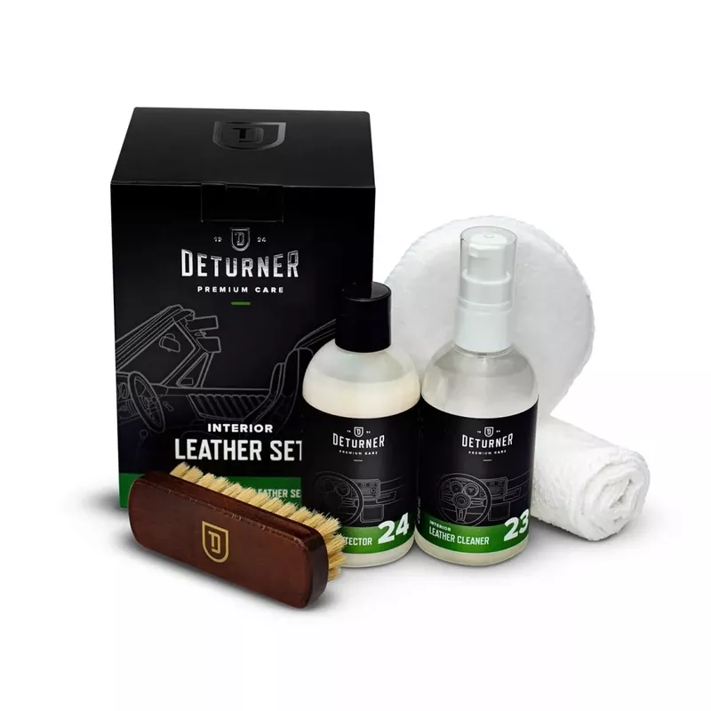 Leather Set - Sada na čištění a údržbu kůže Deturner