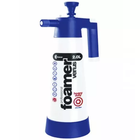 Super Foamer V2 ALKALINE + Extra foaming endings ruční tlakový pěnovač odolný vůči alkalickým látkám Kwazar