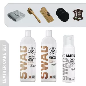 SWAG Leather Care Set - Sada na čištění a ochranu kůže