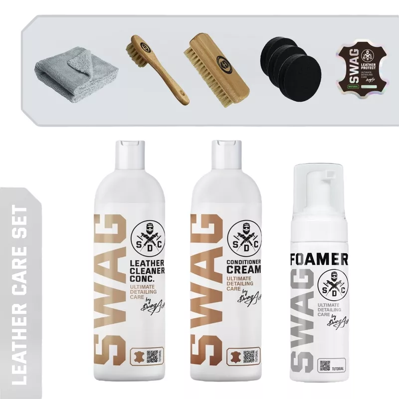 SWAG Leather Care Set - Sada na čištění a ochranu kůže SWAG AutoDetailing