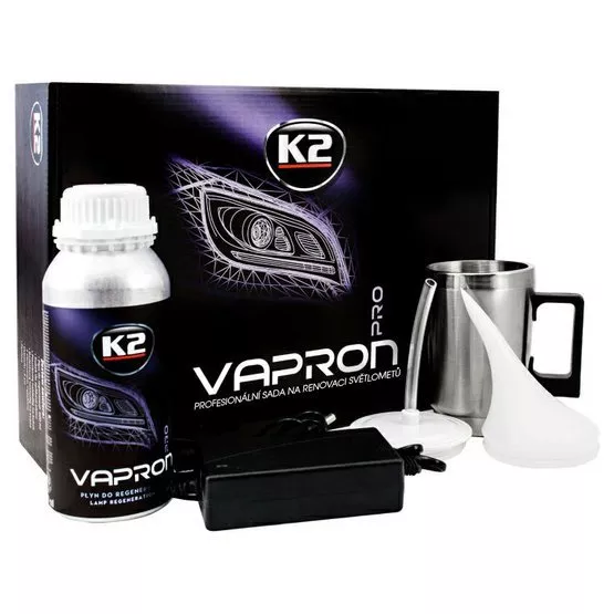 Vapro Pro - Profesionální sada na renovaci světlometů K2