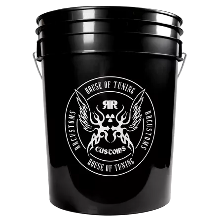 GTools Black Wash Bucket - Detailingový kbelík (20 l) Bad Boys by RRCustoms
